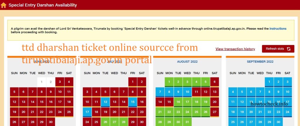 ttd dharshan ticket online source from tirupatibalaji.ap.gov.in portal